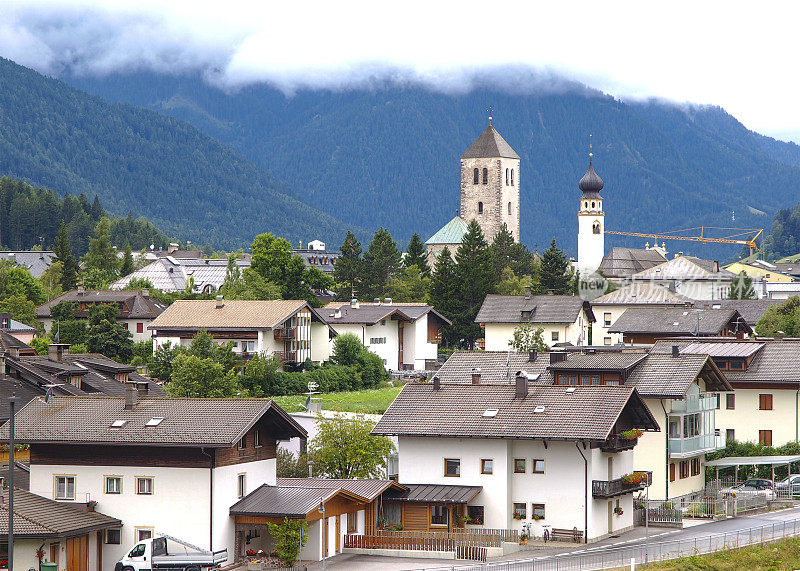 从意大利Innichen - San Candido Drauradweg的观点